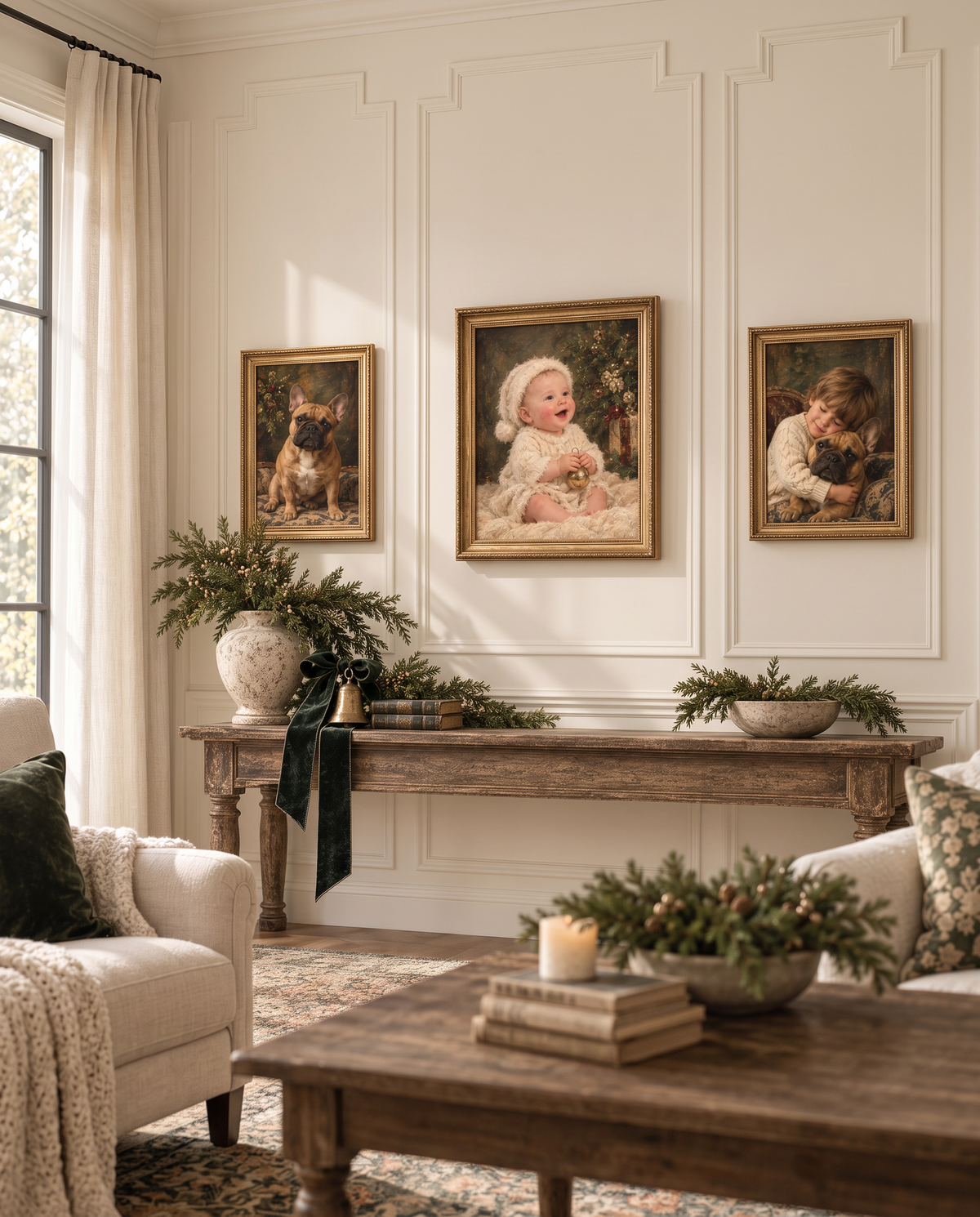 F+L Custom Heirloom Portrait - Holiday Edition