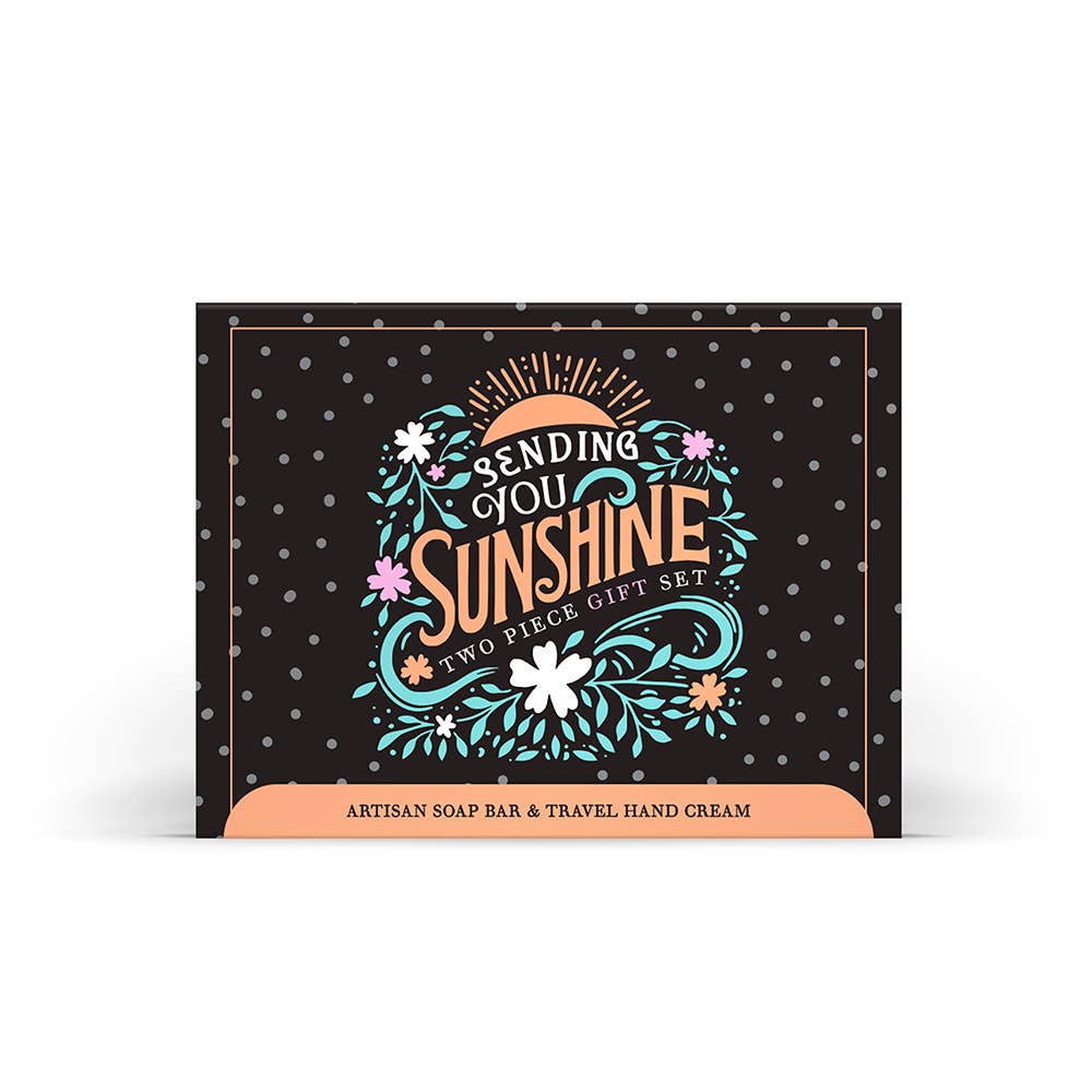 Sending You Sunshine 2 Piece Gift Set - Soap & Hand Cream