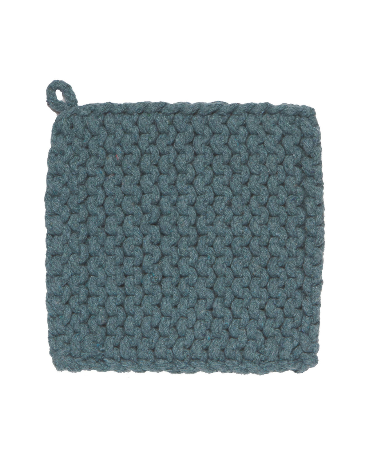 Knit Potholder - Lagoon