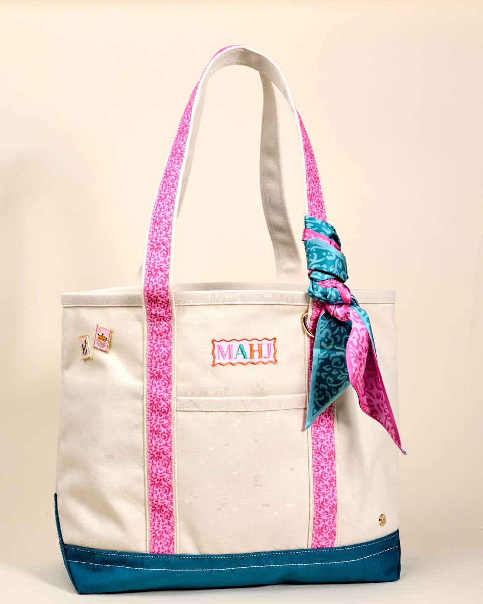 Canvas Tote Bag - It's Mahj Time