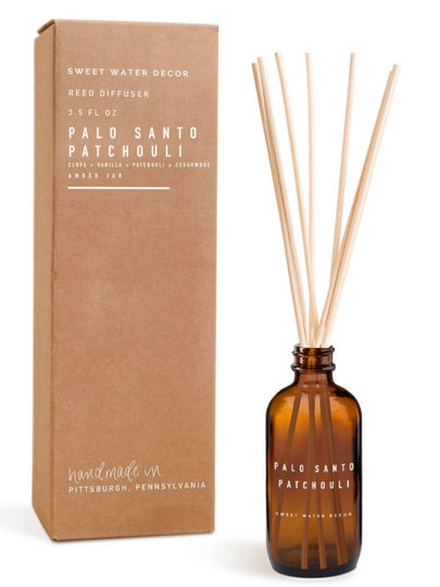 Amber Reed Diffuser - Palo Santo Patchouli